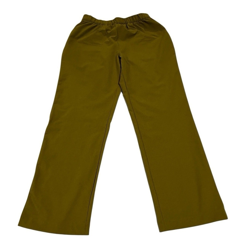 Tracksmith Women's Running Pants Straight Leg Cropped Olive Active Sweatpants